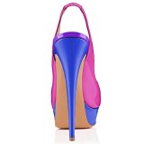 Arden Furtado summer 2019 fashion trend women's shoes peep toe stilettos heels slip-on waterproof leather concise office lady personality sandals party shoes