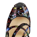 Arden Furtado summer 2019 fashion trend women's shoes peep toe stilettos heels classics  big size 45 buckle sandals pure color party shoes