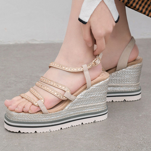 Arden Furtado summer 2019 fashion trend women's shoes Europe and America pure color buckle narrow band concise ladylike temperament waterproof sandals