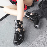 Arden Furtado summer 2019 fashion trend women's shoes pure color round toe women's boots large size can be customized metal decoration mature concise short boots