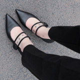 Arden Furtado summer 2019 fashion trend women's shoes pointed toe stilettos heels pure color classics concise office lady shallow mature