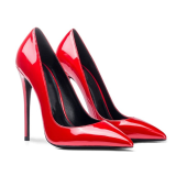 Arden Furtado summer 2019 fashion trend women's shoes pointed toe stilettos heels slip-on red sexy pure color elegant pumps small size 33 big size 45