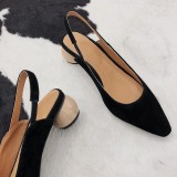 Arden Furtado summer 2019 fashion trend women's shoes apricot pointed toe mature concise special-shaped heels pumps pure color
