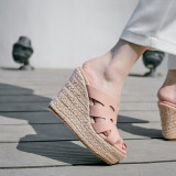 Arden Furtado summer 2019 fashion trend women's shoes waterproof slippers classics office lady white pink  gsexy elegant