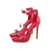 Arden Furtado summer 2019 fashion trend women's shoes office lady zipper  sexy elegant sandals concise small size 28 big size 52