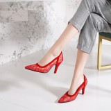 Arden Furtado summer 2019 fashion trend women's shoes pointed toe stilettos heels pure color  small size 28 big size 54 party shoes  slip-on pumps