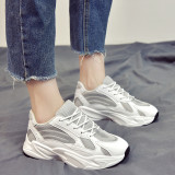 Arden Furtado summer 2019 fashion trend women's shoes cross lacing beige white gray leisure gym shoes  big size 40 concise