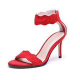 Arden Furtado summer 2019 fashion trend women's shoes stilettos heels pure color office lady zipper party shoes small size 33  big size 40