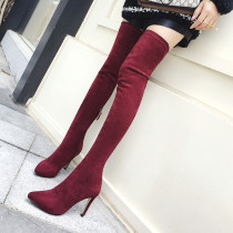 Arden Furtado summer 2019 fashion trend women's shoes pointed toe stilettos heels zipper pure color over the knee high boots