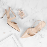 Arden Furtado summer 2019 fashion trend women's shoes pointed toe stilettos heels concise leather big size 42 office lady
