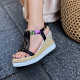 Arden Furtado summer 2019 fashion women's shoes buckle waterproof flower crystal rhinestone sandals gold crystal narrow band