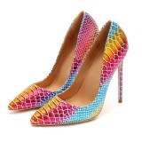 Arden Furtado summer 2019 fashion trend women's shoes pointed toe  sexy elegant  big size 45 stilettos heels high quality colorful pumps sandals
