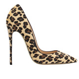 Arden Furtado 2019 fashion women's shoes handmade new arrival amazing quality elegant women 12CM thin high heel ladies pumps leopard zebra shoes 45