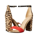 Arden Furtado summer 2019 fashion trend women's shoes bulk spring season leopard print beautiful girls block leopard medium heel sandals big size 45