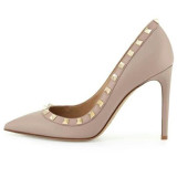 Arden Furtado summer 2019 fashion trend women's shoes wholesale price women sexy ladies leather high heel pointed toe stilettos rivet pumps dress shoes sexy big size 43 elegant with rivets