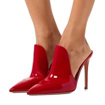 Arden Furtado summer 2019 fashion trend women's shoes pointed toe stilettos heels sexy mules slippers office lady elegant big size 45