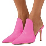 Arden Furtado summer 2019 fashion trend women's shoes pointed toe stilettos heels sexy mules slippers office lady elegant big size 45