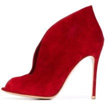 Arden Furtado summer 2019 fashion women's shoes peep toe stilettos heels elegant red boots sexy ladies shoes 44