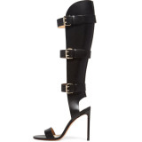 Arden Furtado summer 2019 fashion trend women's shoes stilettos heels gladiator sexy mature elegant cool boots  big size 45 personality