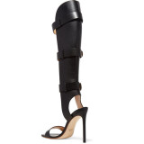 Arden Furtado summer 2019 fashion trend women's shoes stilettos heels gladiator sexy mature elegant cool boots  big size 45 personality