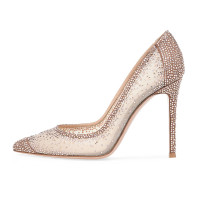 Arden Furtado summer 2019 fashion trend women's shoes pointed toe stilettos heels  pure color  apricot big size 45 wedding shoes elegant slip-on pumps