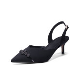 Arden Furtado summer 2019 fashion trend women's shoes elegant pointy silk with fine-heeled sandals