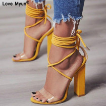 Arden Furtado summer 2019 fashion trend women's shoes  sexy elegant concise  apricot blue yellow gladiator sandals ankle strap mature narrow band office lady big size 45