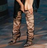 Arden Furtado spring and autumn 2019 fashion women's shoes pointed toe sexy elegant ladies stilettos heels over the knee high boots