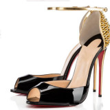 Arden Furtado summer 2019 fashion trend women's shoes stilettos heels  sandals sexy elegant apricot peep toe rivet  buckle concise big size 45