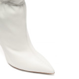 Arden Furtado spring and autumn fashion women's shoes pointed toe half boots stilettos heels elegant ladies white boots