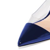 Arden Furtado summer 2019 fashion trend women's shoes pointed toe stilettos heels transparent PVC slippers mules  big size 45