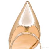 Arden Furtado summer 2019 fashion trend women's shoes pointed toe stilettos heels pure color gold sandals classics buckle big size 45