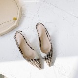 Arden Furtado summer 2019 fashion trend women's shoes pointed toe ladylike temperament  pumps slip-on concise small size 33 big size 40