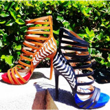 Arden Furtado summer 2019 fashion trend women's shoes stilettos heels zipper sandals office lady big size 47 narrow band sexy elegant