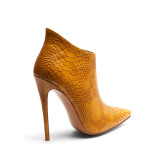 Arden Furtado fashion women's shoes pointed toe stilettos heels zipper serpentine sexy white elegant ladies boots