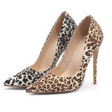 Arden Furtado summer 2019 fashion women's shoes pointed toe stilettos heels slip-on pumps leopard high heels party shoes