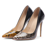 Arden Furtado summer 2019 fashion women's shoes pointed toe serpentine stilettos heels sexy elegant slip-on party shoes pumps