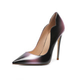Arden Furtado summer 2019 fashio women's shoes pointed toe stilettos heels sexy concise elegant slip-on big size 45 pumps