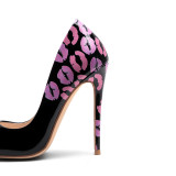 Arden Furtado summer 2019 fashion trend women's shoes pointed toe stilettos heels slip-on grey pumps office lady big size 45