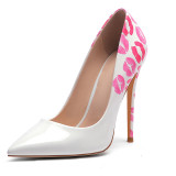 Arden Furtado summer 2019 fashion trend women's shoes pointed toe stilettos heels slip-on grey pumps office lady big size 45