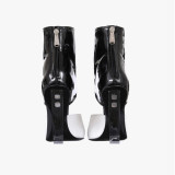 Summer fashion pvc boots ladies cone heels big size ankle boots sexy high heels ladies booties strange style sandals