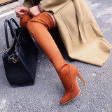 Thigh high boots Over the knee boots Stilettos heels 15cm fashion booties women's shoes high heels