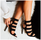 summer 2019 fashion trend women's shoes sexy elegant sandals narrow band gladiator mature ankle strap classics
