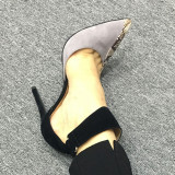Arden Furtado summer 2019 fashion trend women's shoes pointed toe stilettos heels sandals serpentine party shoes big size 41