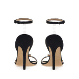 Arden Furtado summer 2019 fashion trend women's shoes stilettos heels sexy elegant buckle leather narrow band classics big size 45