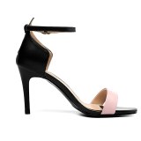 Arden Furtado summer 2019 fashion trend women's shoes narrow band sandals buckle concise stilettos heels leather small size 33