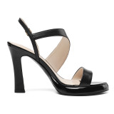 Arden Furtado summer 2019 fashion trend women's shoes stilettos heels elegant concise mature pure color sandals narrow band