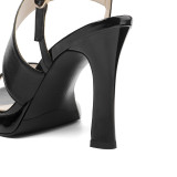 Arden Furtado summer 2019 fashion trend women's shoes stilettos heels elegant concise mature pure color sandals narrow band