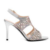 Arden Furtado summer 2019 fashion trend women's shoes stilettos heels buckle sandals crystal rhinestone concise office lady