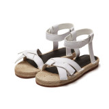 Arden Furtado summer 2019 fashion trend women's shoes sexy elegant pure color white brown concise sandals cowhide narrow band